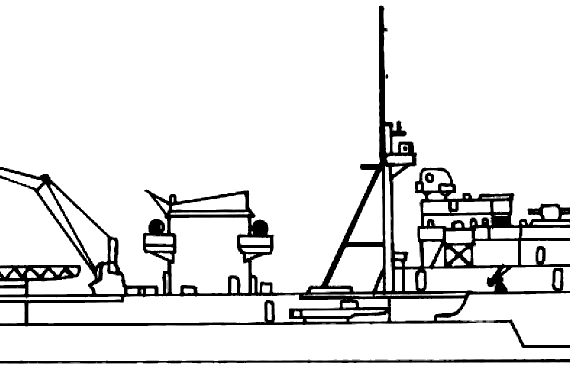 Крейсер SNS Mendez Nunez [Light Cruiser] - чертежи, габариты, рисунки
